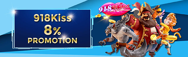 918Kiss 8% Promotion